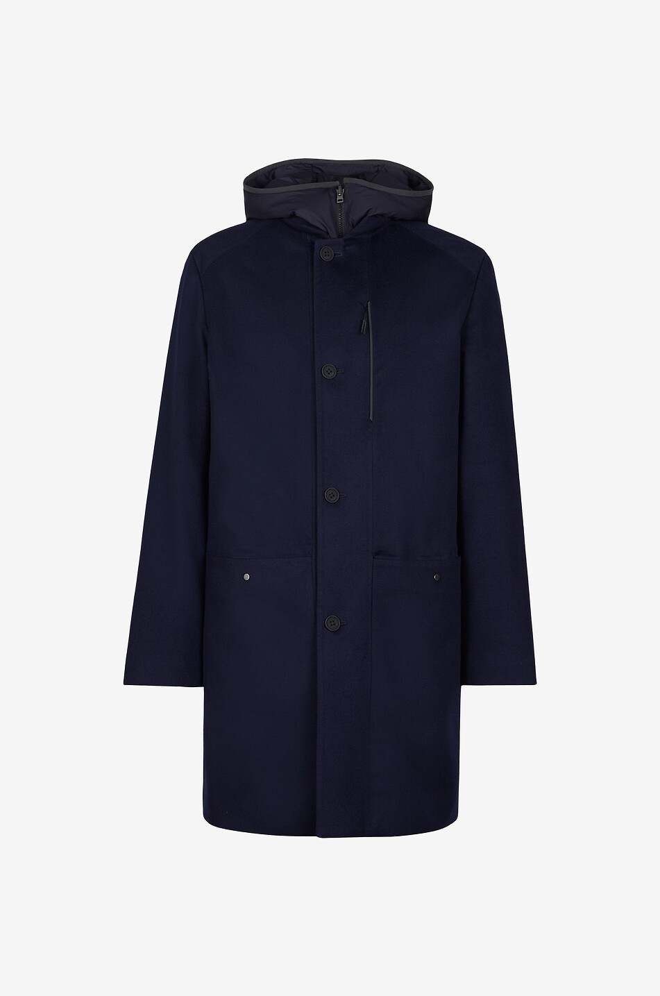 Trench 2-en-1 en laine et cachemire Drone Trench