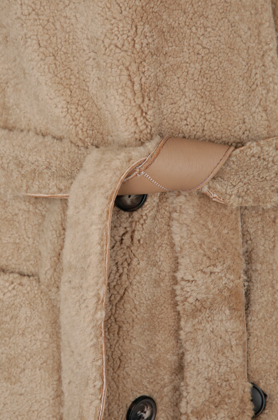 New Dakota sheepskin long coat