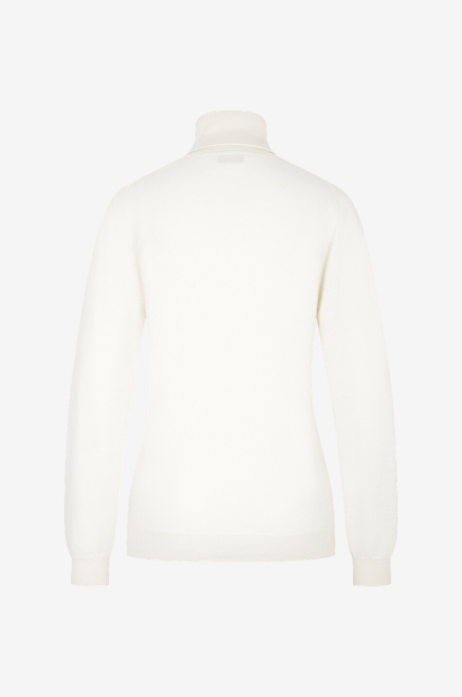BONGENIE Feinstrick-Kaschmirpullover mit Rollkragen Damen CREMEFARBEN 2