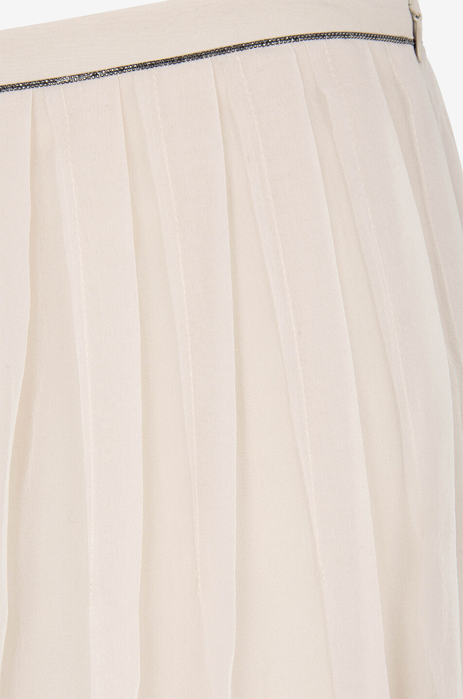 Long pleated silk chiffon skirt BRUNELLO CUCINELLI Bongenie