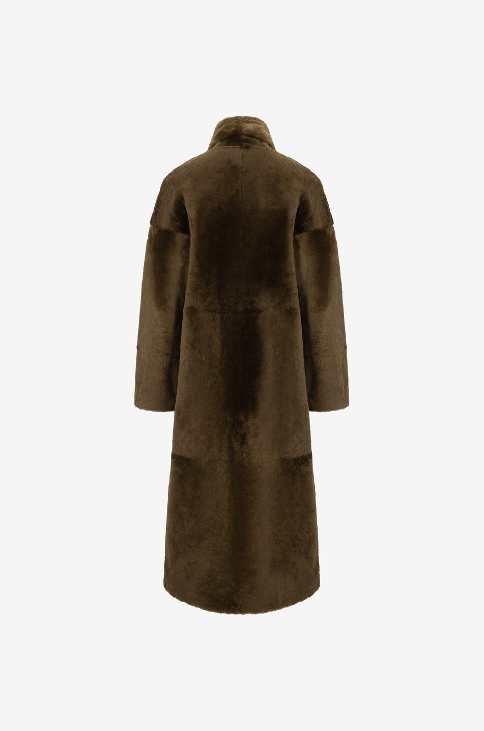 Langer flauschiger Shearlingmantel Lacon Classique