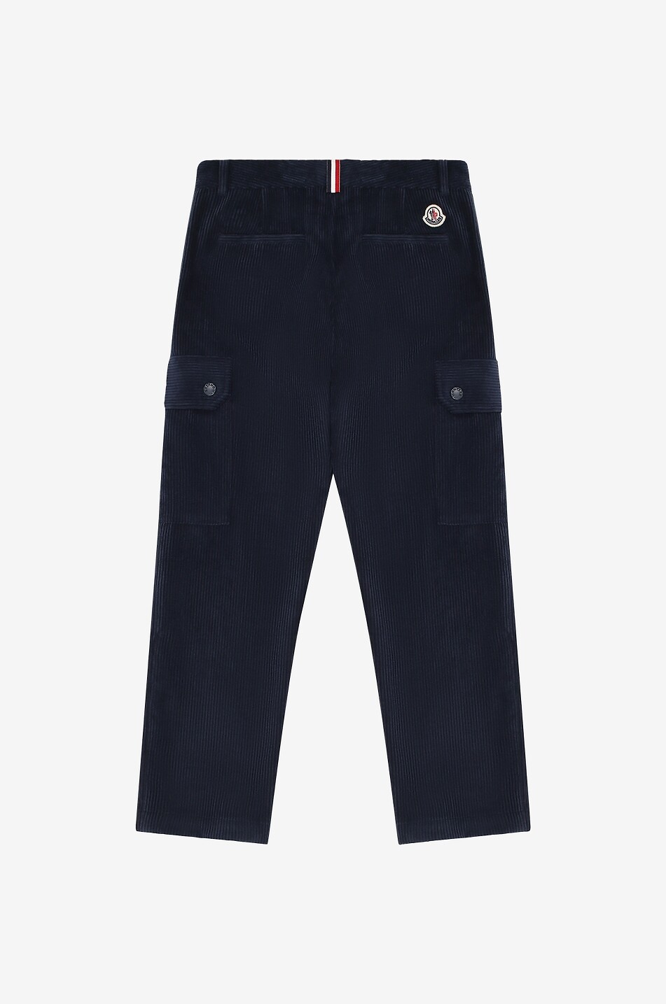 MONCLER Boy's corduroy cargo trousers Boy DARK BLUE 2