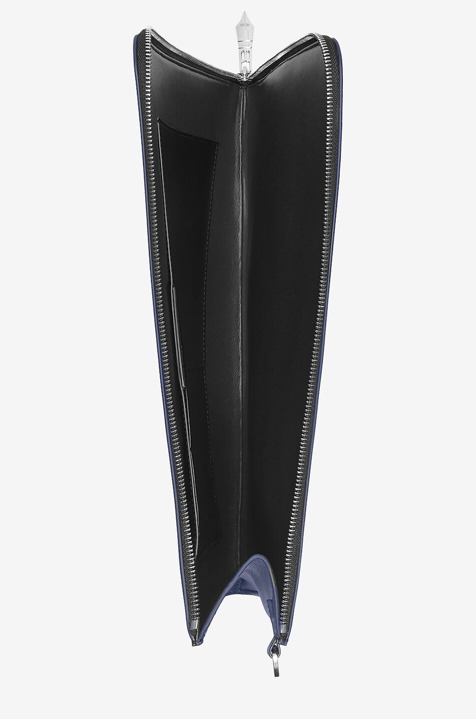MONTBLANC Portfolio aus Glattleder mit Reissverschluss Meisterstück Herren BLAU 4