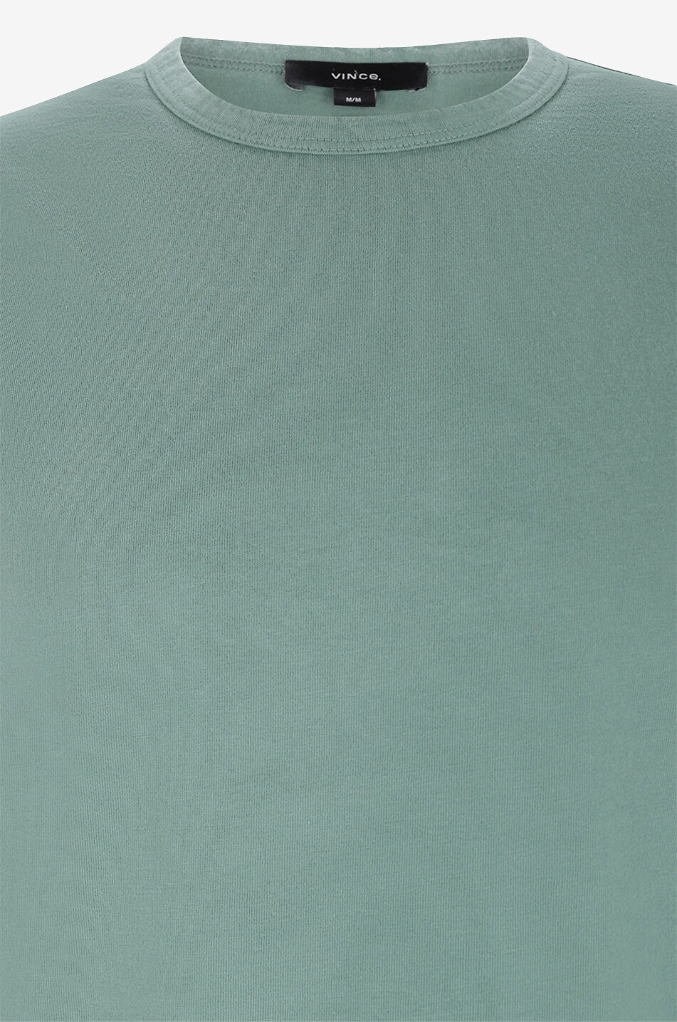 VINCE Kurzärmeliges T-Shirt aus Baumwolle Garment Dye Herren GRÜN 7
