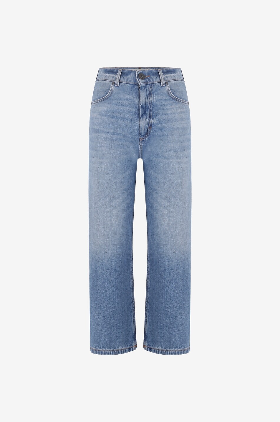 Caden light-washed relaxed straight jeans