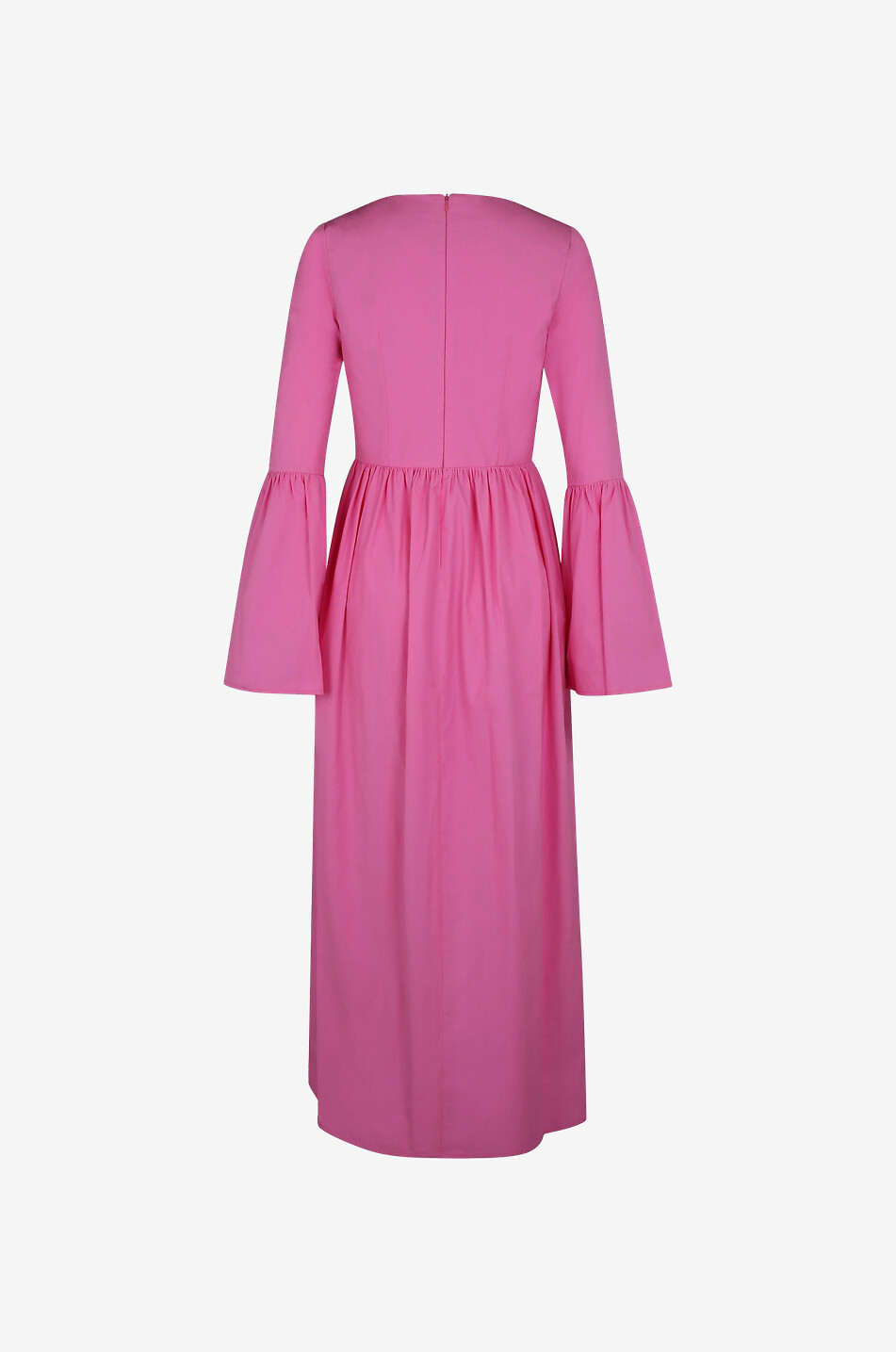 LOULOU STUDIO Robe longue en coton Keppel Femme ROSE MOYEN 2