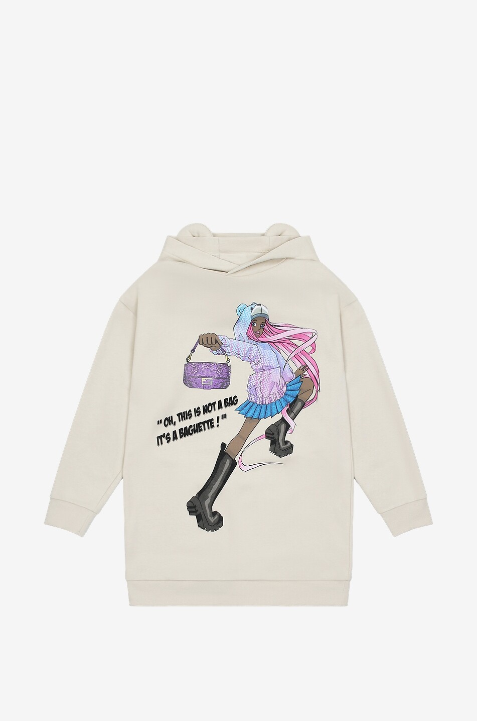 Mädchen-Sweatkleid It's A Baguette!