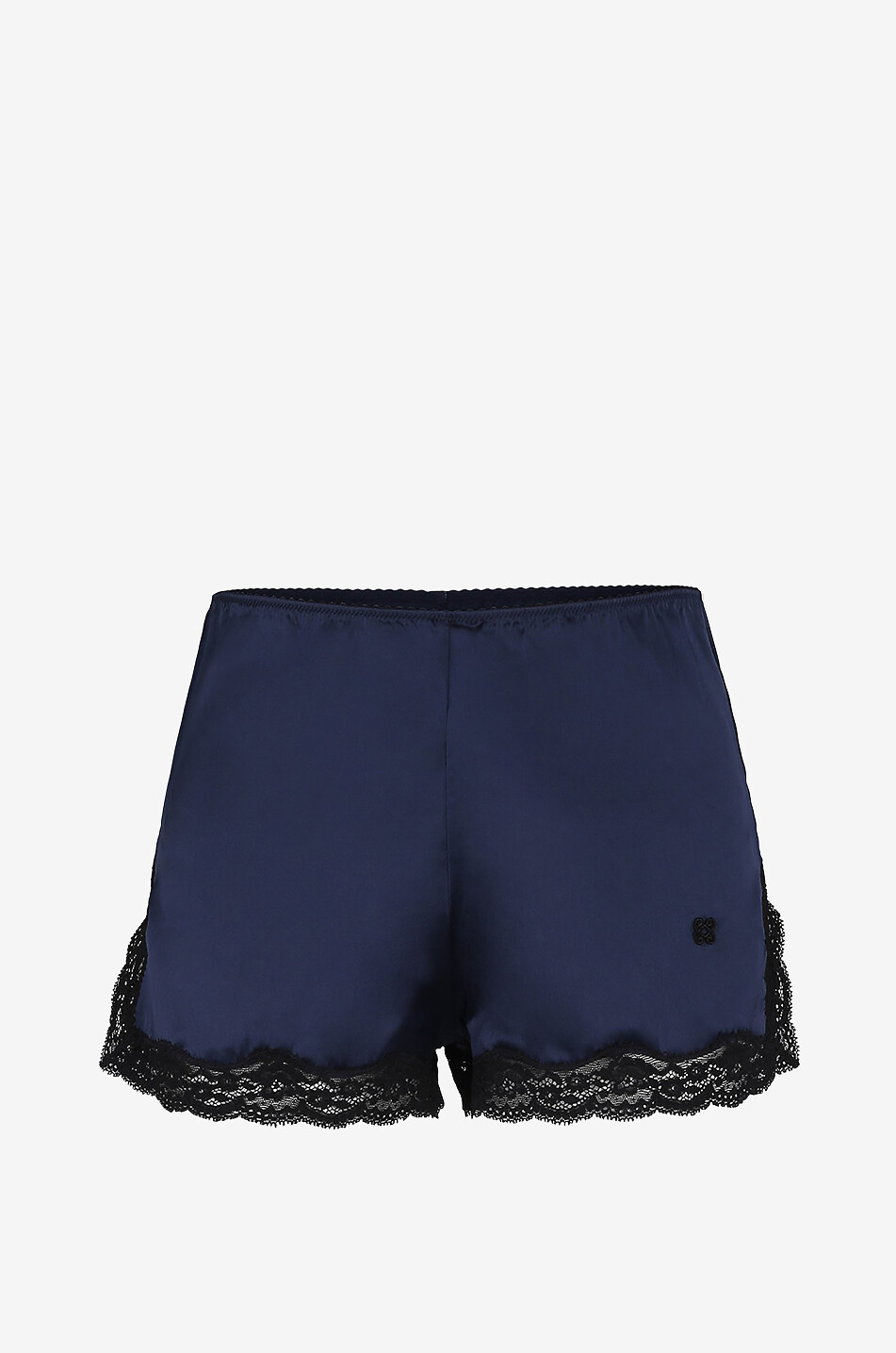VANNINA VESPERINI Shorty en soie Femme BLEU FONCE 1