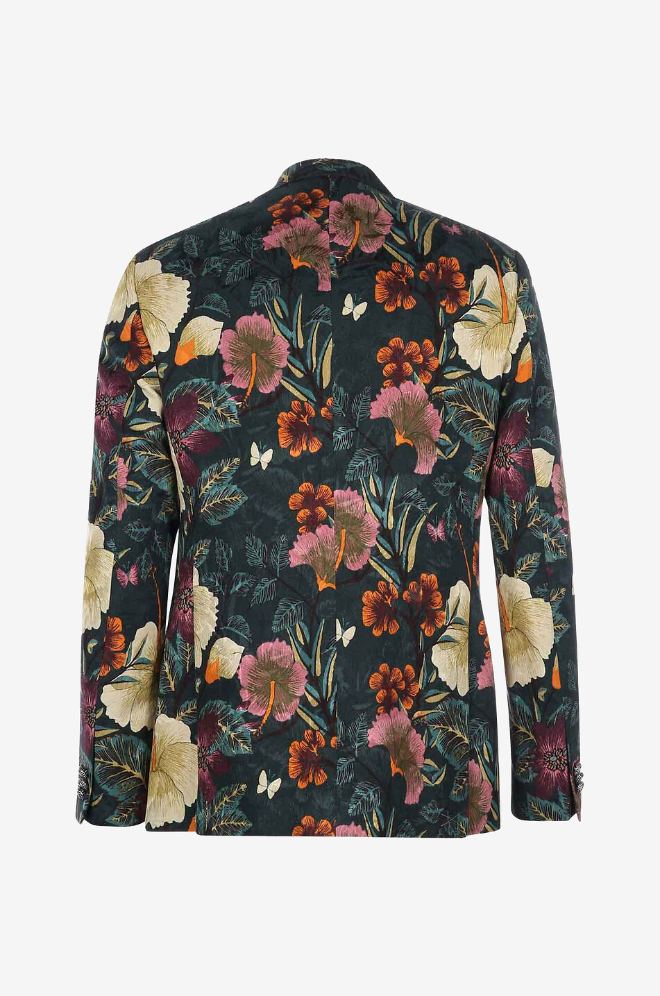 ETRO Tropical flower printed jacquard blazer Men MULTI COLOURED 2