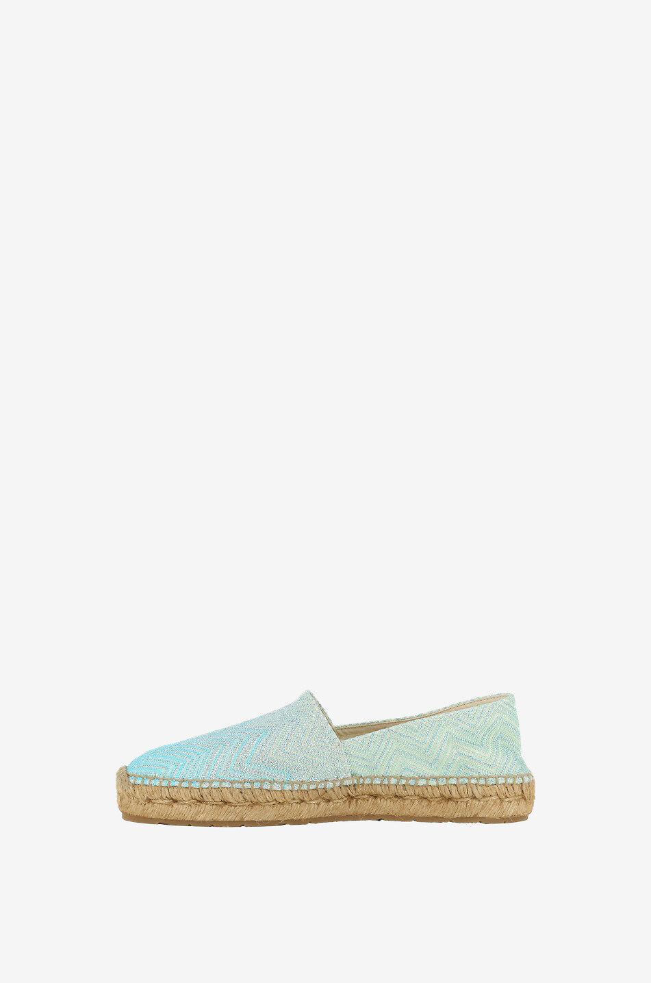 MISSONI MARE Flache Espadrilles Damen BLAU 3