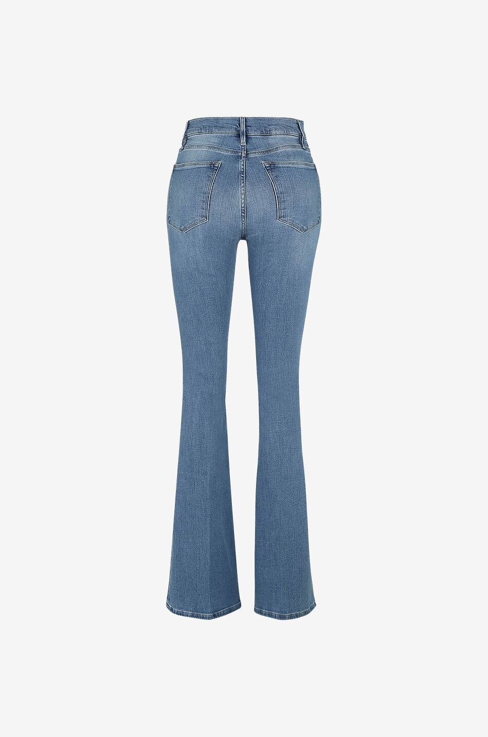 FRAME Bootcut-Jeans aus Baumwollmix Damen MITTELBLAU 2