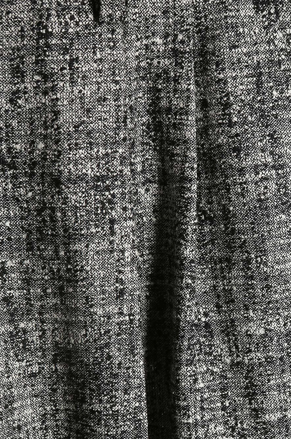 BLAZE MILANO Wool, linen and silk wide-leg trousers Women BLACK 3