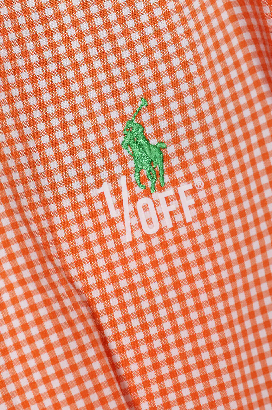 Vintage material long-sleeved shirt