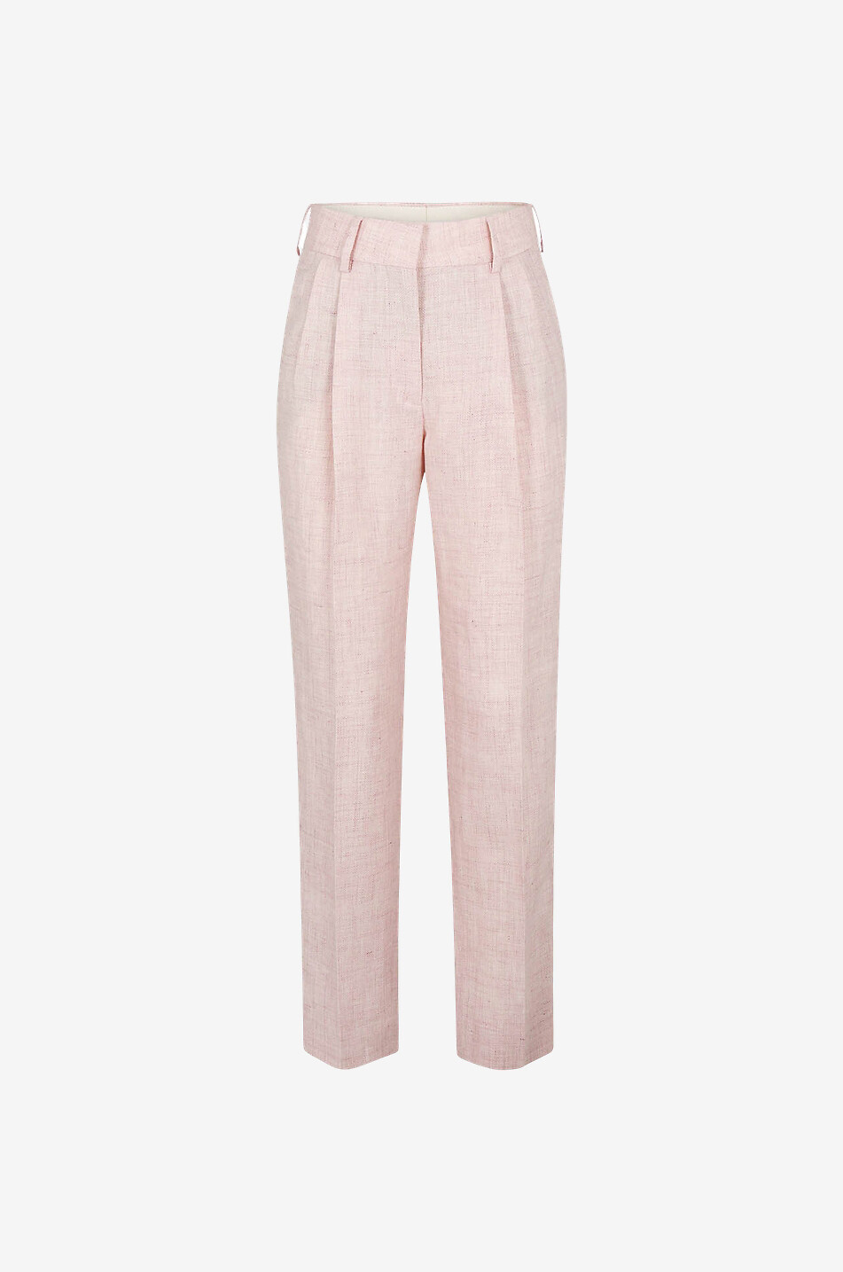 Fliessende Bundfaltenhose Pink Gin Banker