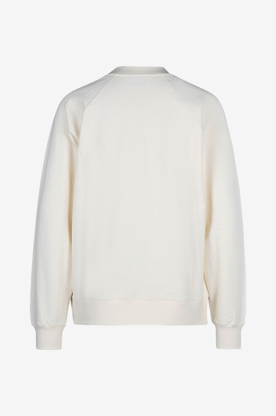 BARRIE Sweat-shirt en coton à patch jacquard en cachemire Femme ORANGE CLAIR 2