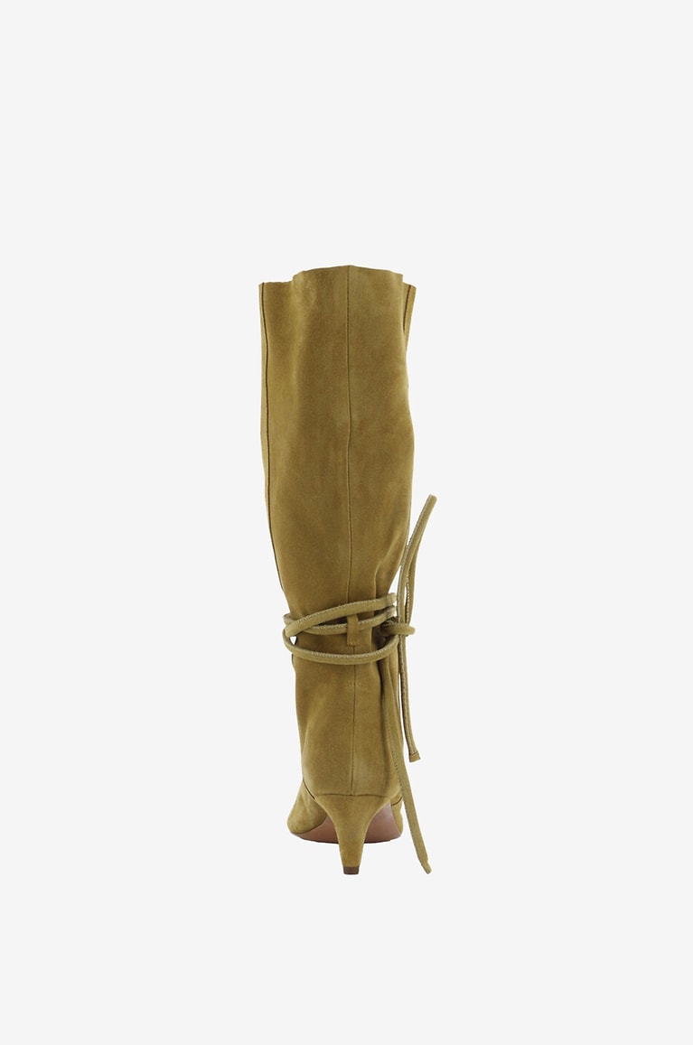 FORTE FORTE Stiefel aus Leder mit Absatz Damen BEIGE 4