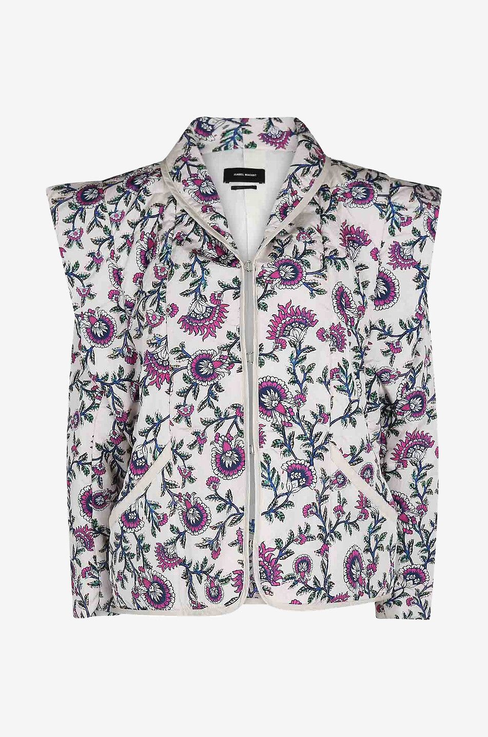 Geblümte wandelbare Jacke aus Taft Janissae