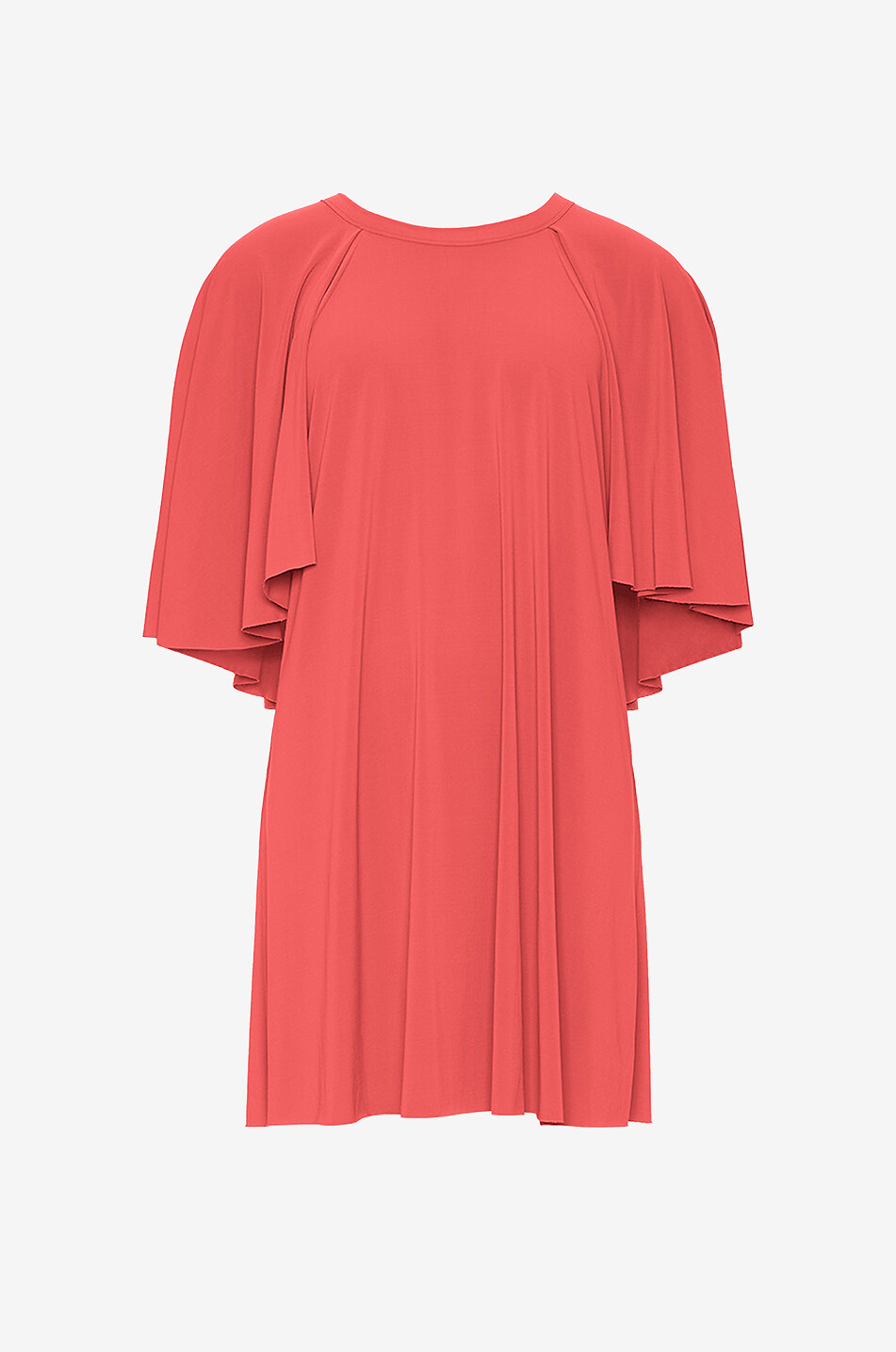 Weites Minikleid mit kurzen Ärmeln Lina