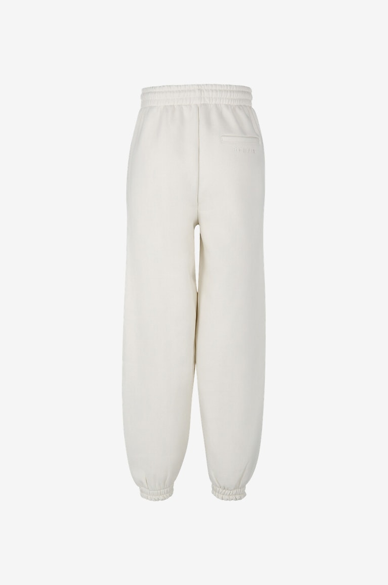 REMAIN BIRGER CHRISTENSEN Tamlyn cotton-blend jogging bottoms Women Light beige 2