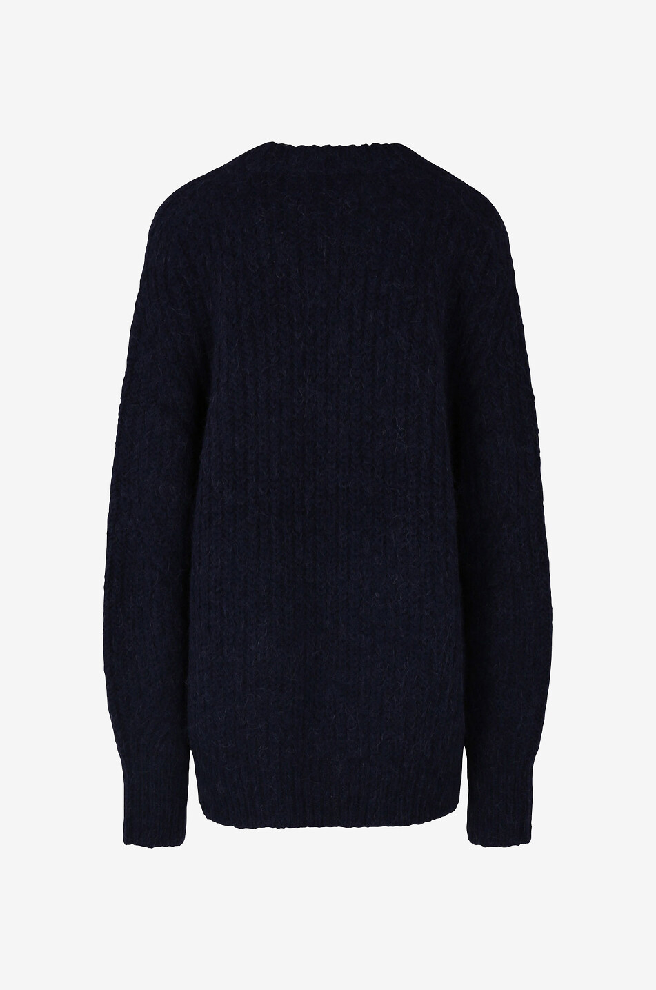 ROTATE BIRGER CHRISTENSEN Rundhalspullover aus Wolle und Alpaka Brandy Damen DUNKELBLAU 2