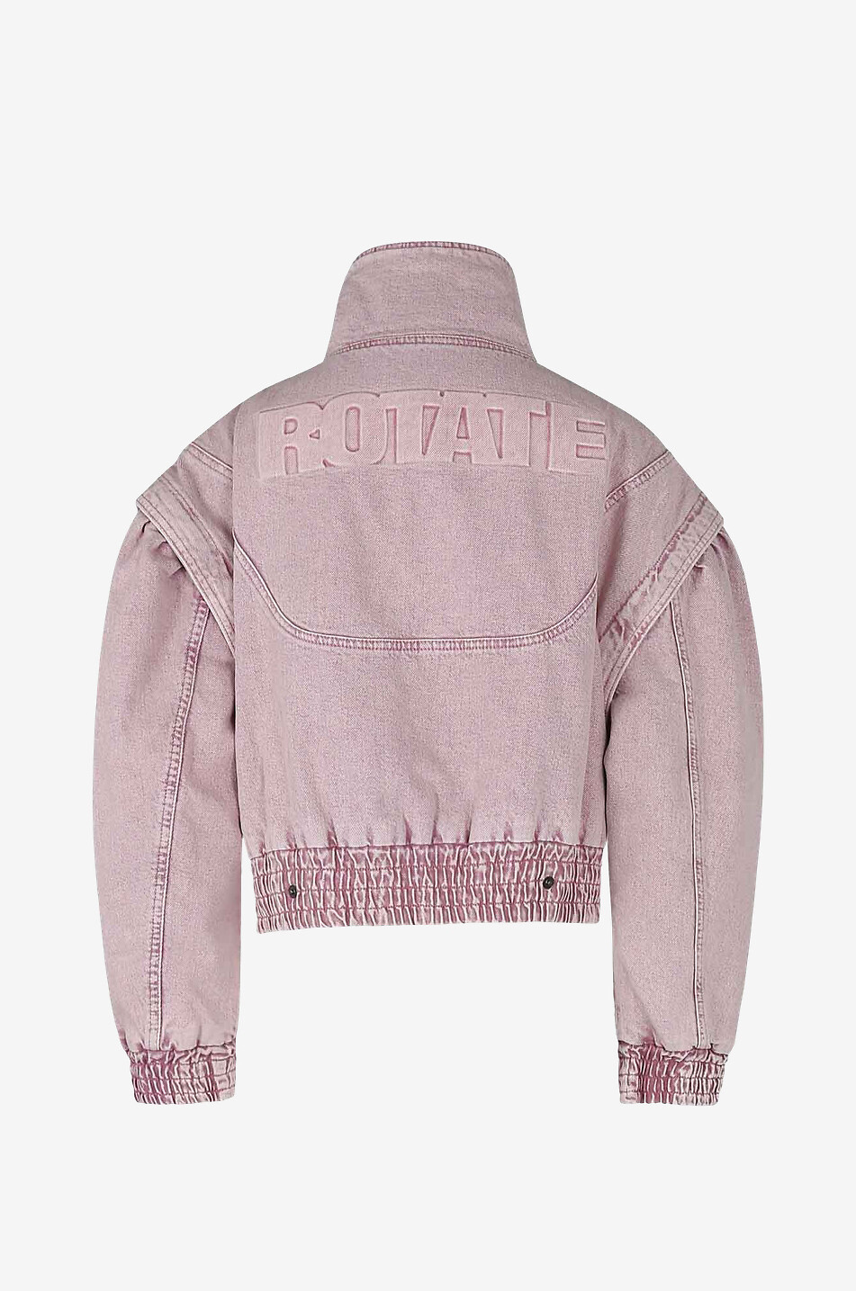 ROTATE BIRGER CHRISTENSEN Trina denim jacket Women LIGHT PINK 2
