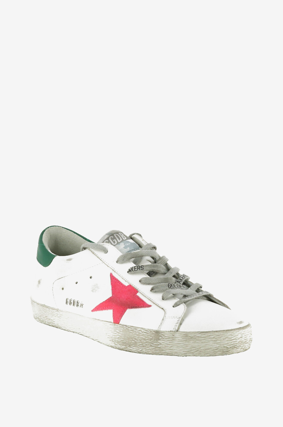 GOLDEN GOOSE Sneaker zum Schnüren aus Leder Superstar Herren WEISS 1