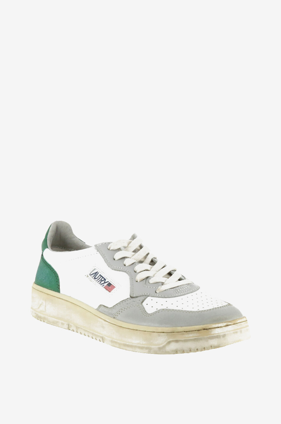 AUTRY Sneaker aus Leder Super Vintage Herren WEISS 1