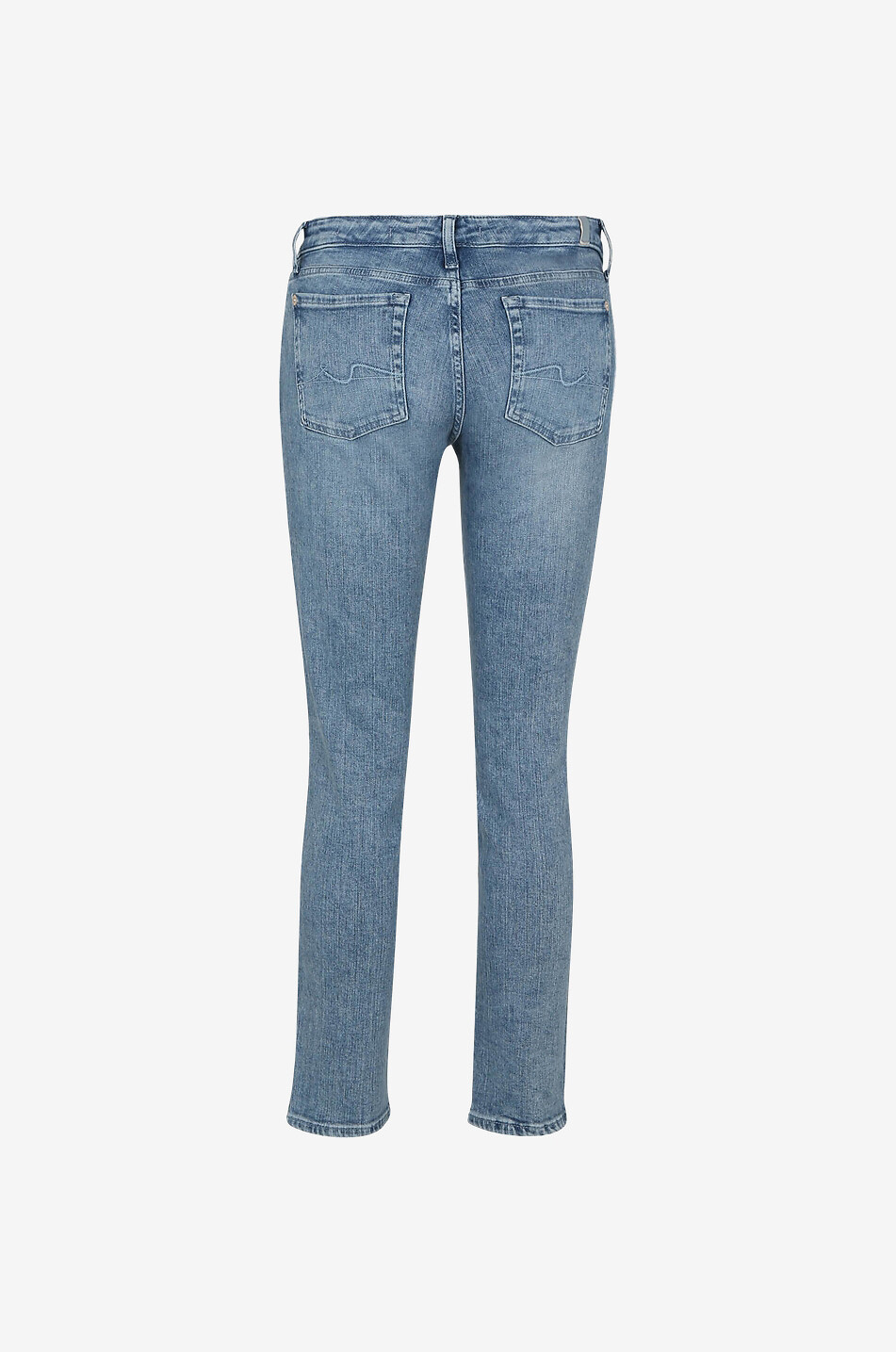 7 FOR ALL MANKIND Slim-Fit-Jeans aus Baumwollmischung Pyper Crop Slim Illusion Blissful Damen HELLBLAU 2