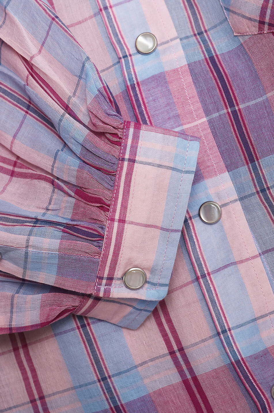 MARANT ETOILE Chemise oversize en coton à carreaux Bethany Femme ROSE 3