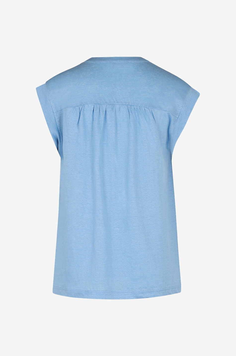 Top sans manches en jersey de lin