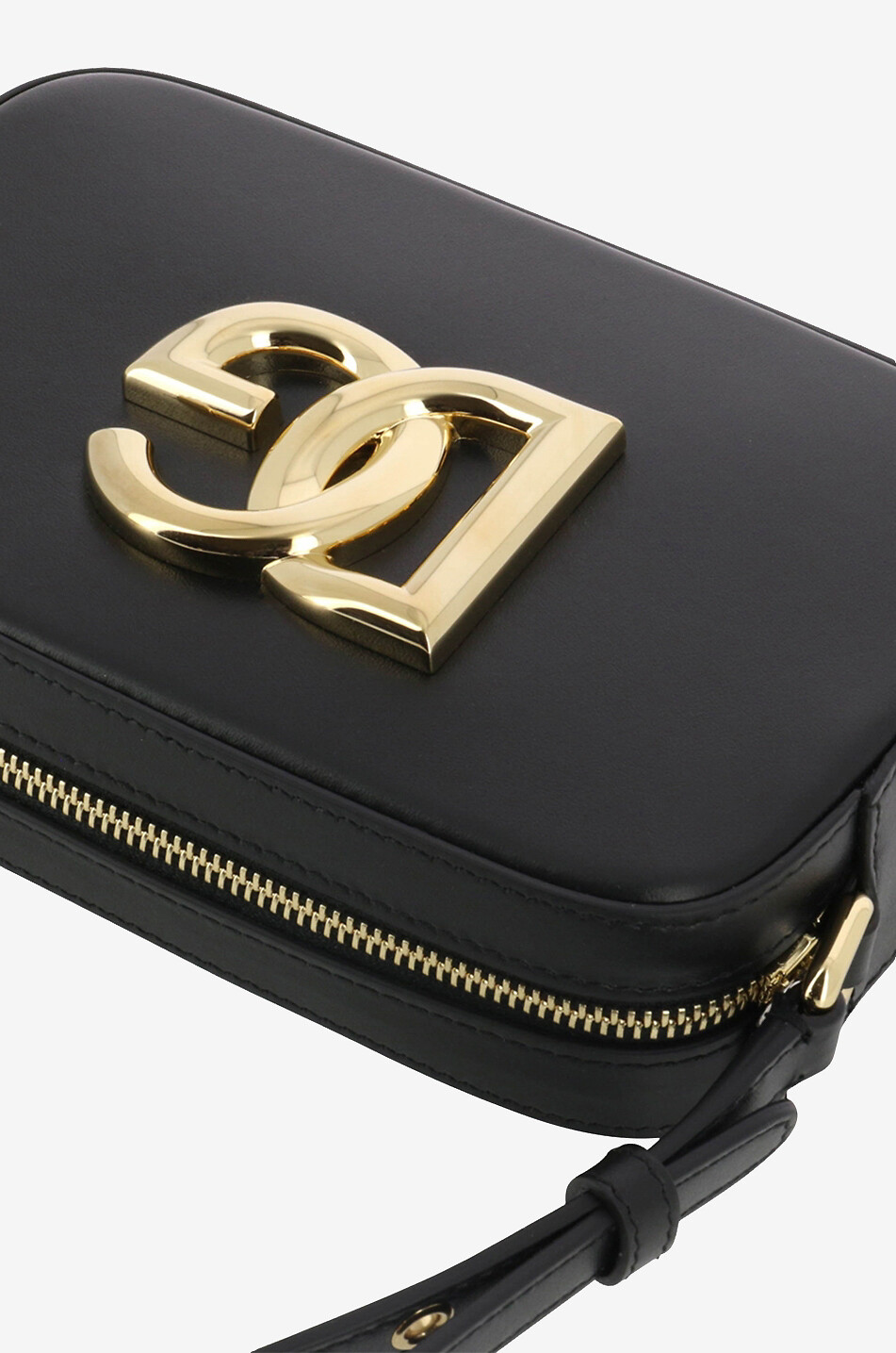 DOLCE & GABBANA 3.5 smooth leather shoulder bag Women BLACK 5