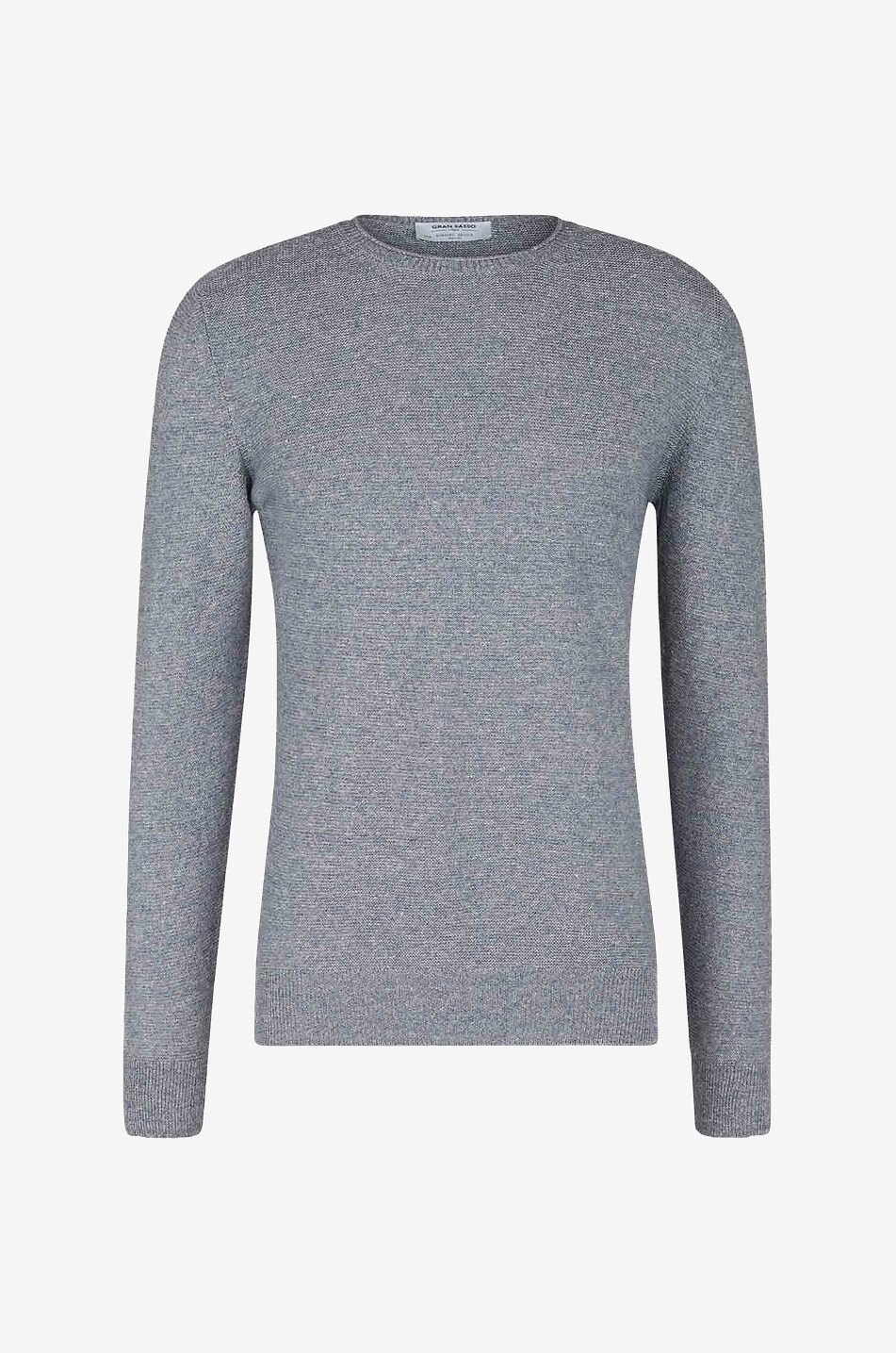 Cotton crew-neck jumper