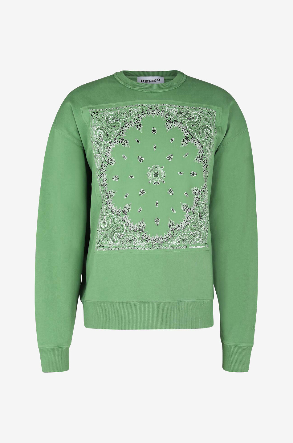 Bandana crew-neck sweatshirt