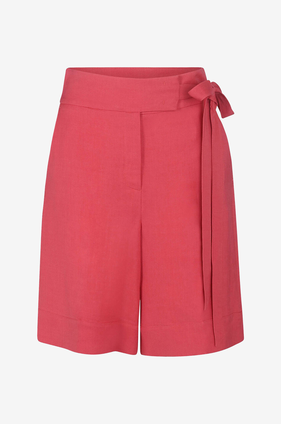 TWINSET Breezy waistband tuck shorts Women LIGHT RED 1