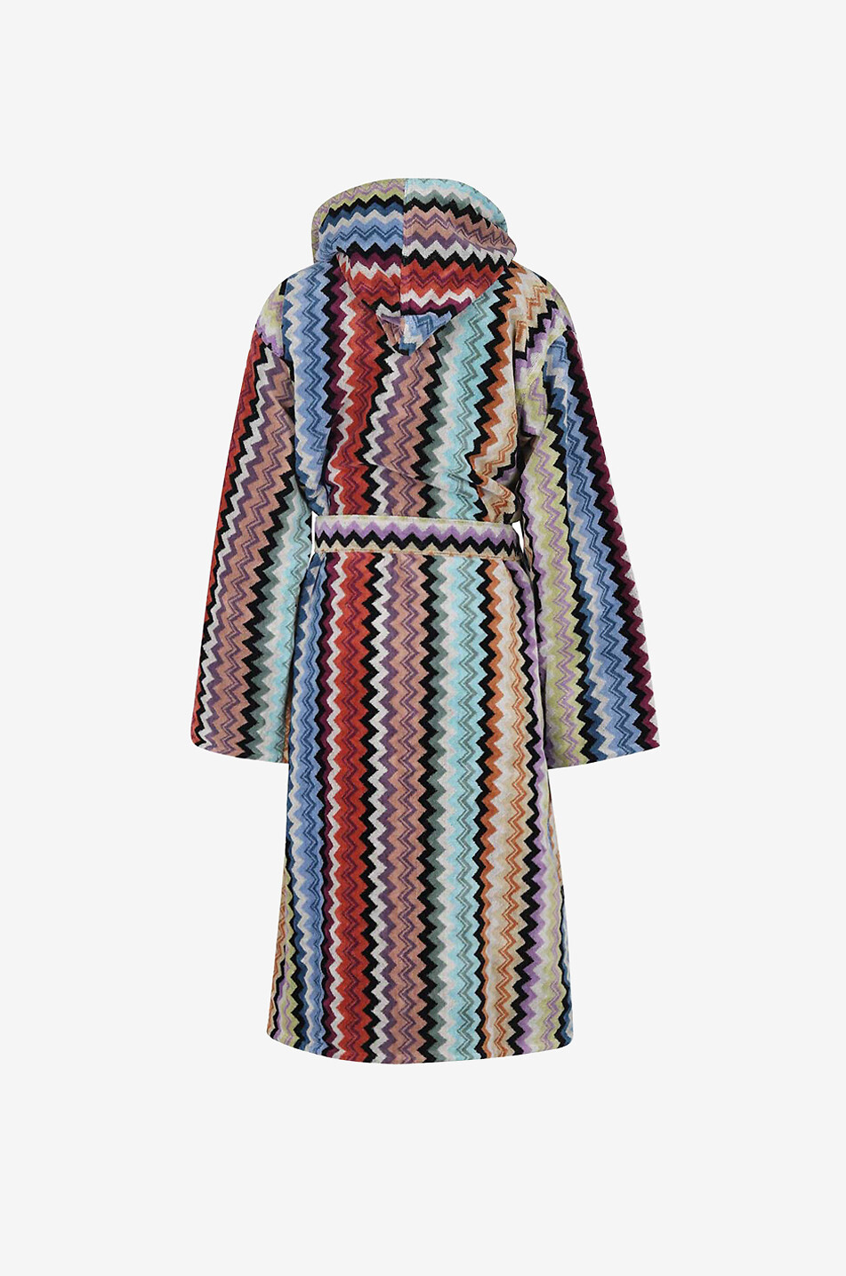 MISSONIHOME Adam zigzag patterned terry bathrobe Women MULTI COLOURED 2