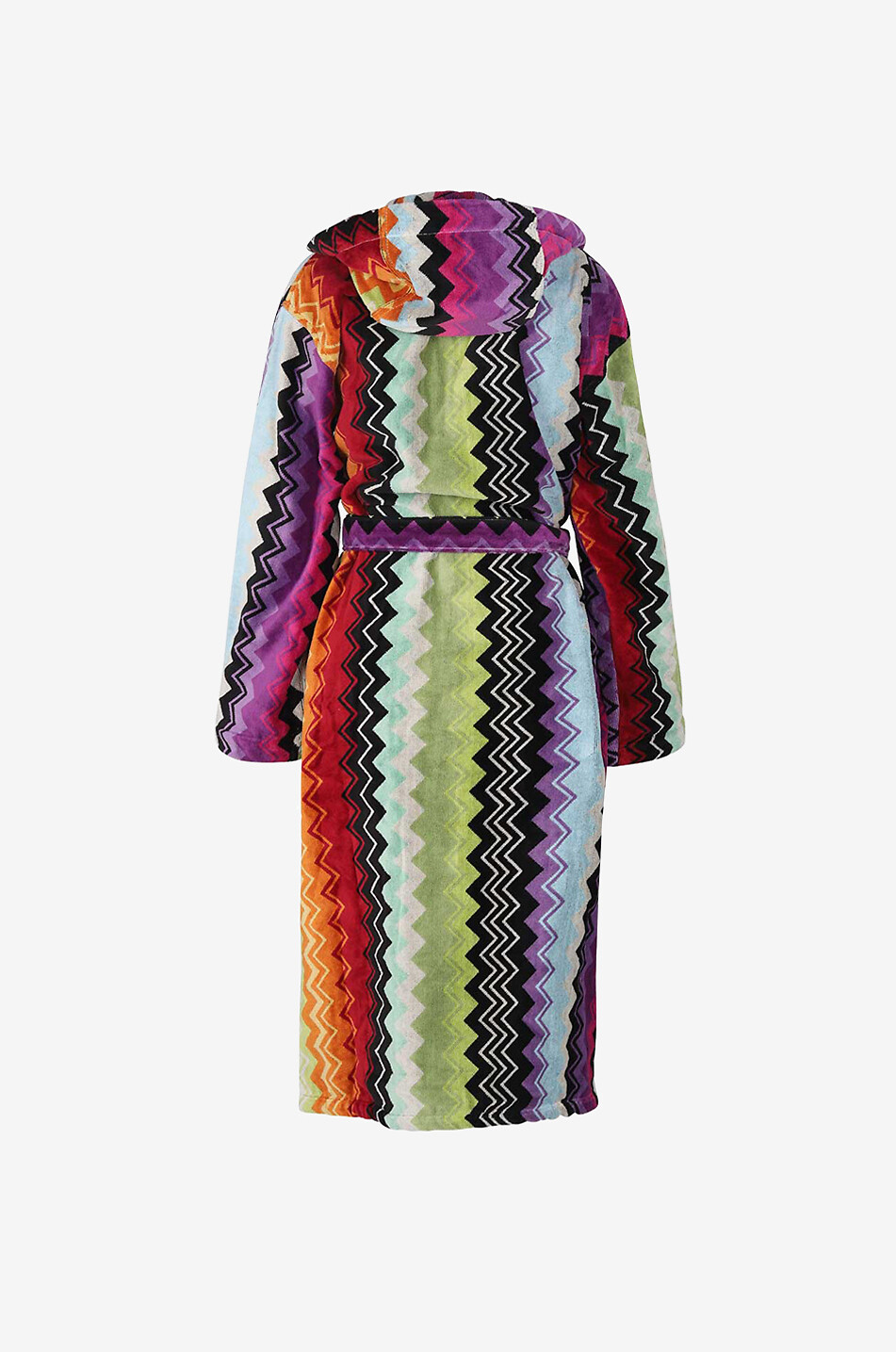 MISSONIHOME Giacomo zigzag patterned terry bathrobe Women MULTI COLOURED 2