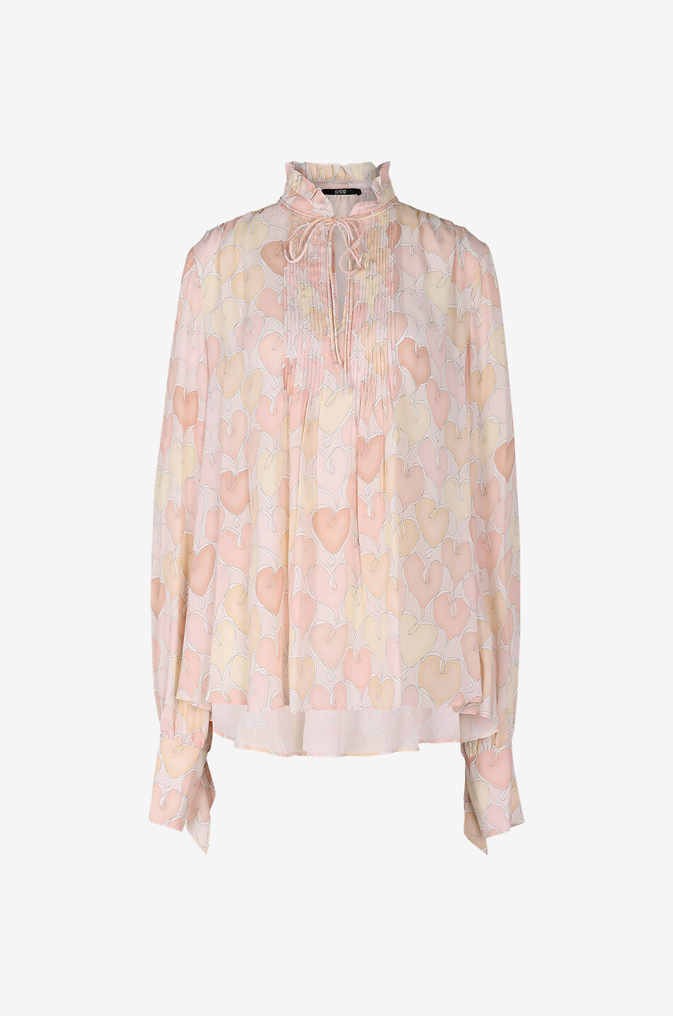 Langärmlige Seidenbluse Kayla
