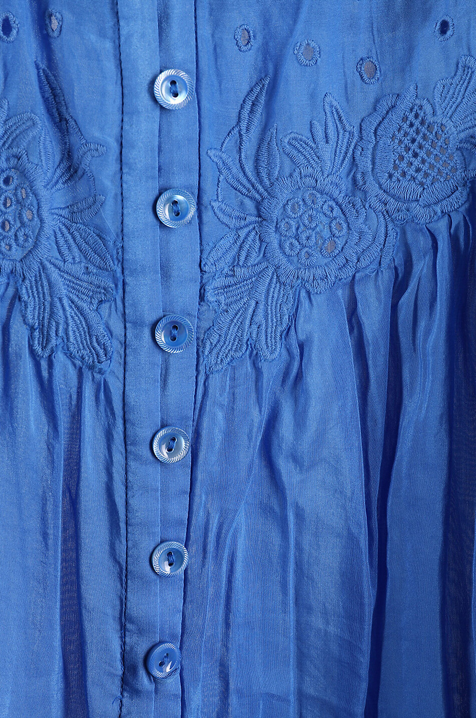 ISABEL MARANT Bluse mit Lochstickereien und Spitze Gregoria Damen BLAU 3