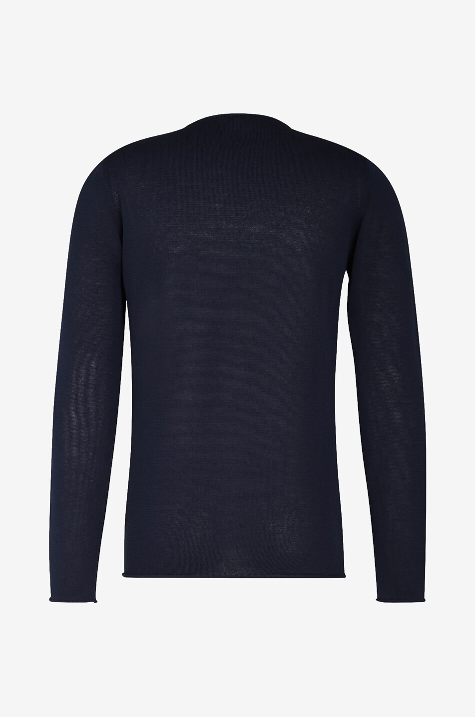 DANIELE FIESOLI Cotton crew-neck jumper Men DARK BLUE 2
