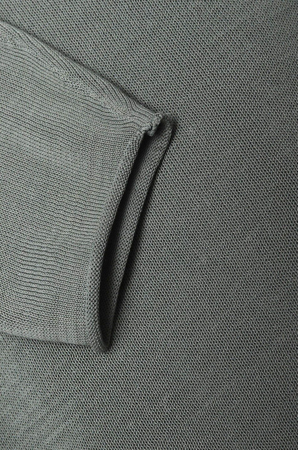 DANIELE FIESOLI Cotton crew-neck jumper Men DARK GREEN 3