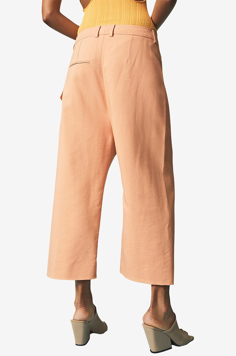 STELLA McCARTNEY Verkürzte weite Hose im Cargo-Stil Damen ROSA 4