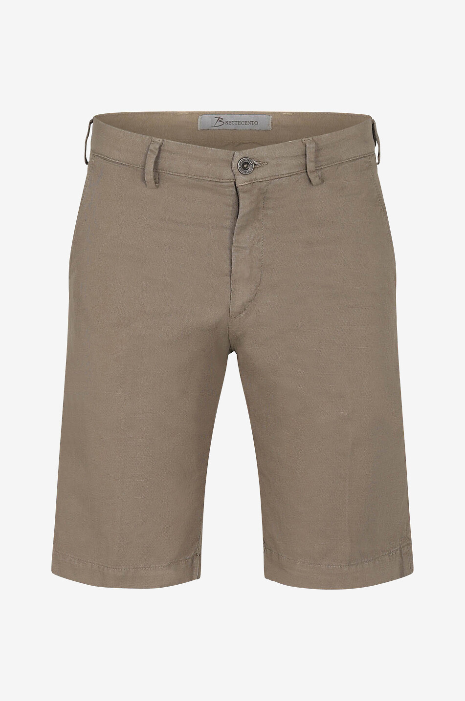 Bermuda en coton et lin