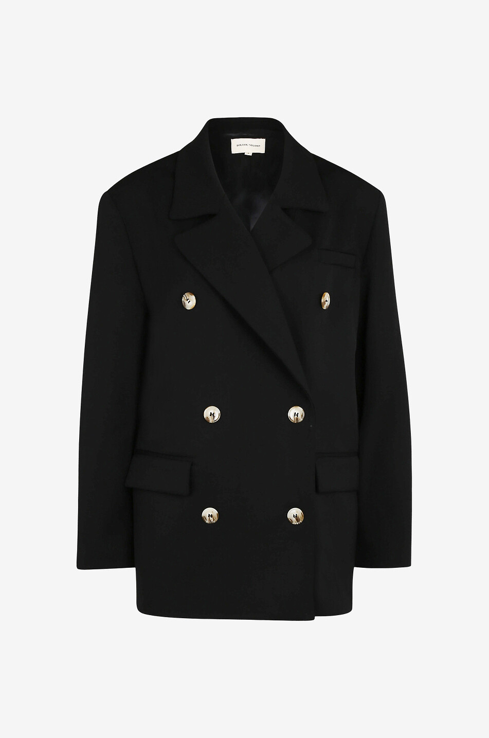 LOULOU STUDIO Blazer aus Wolle Harat Damen SCHWARZ 1