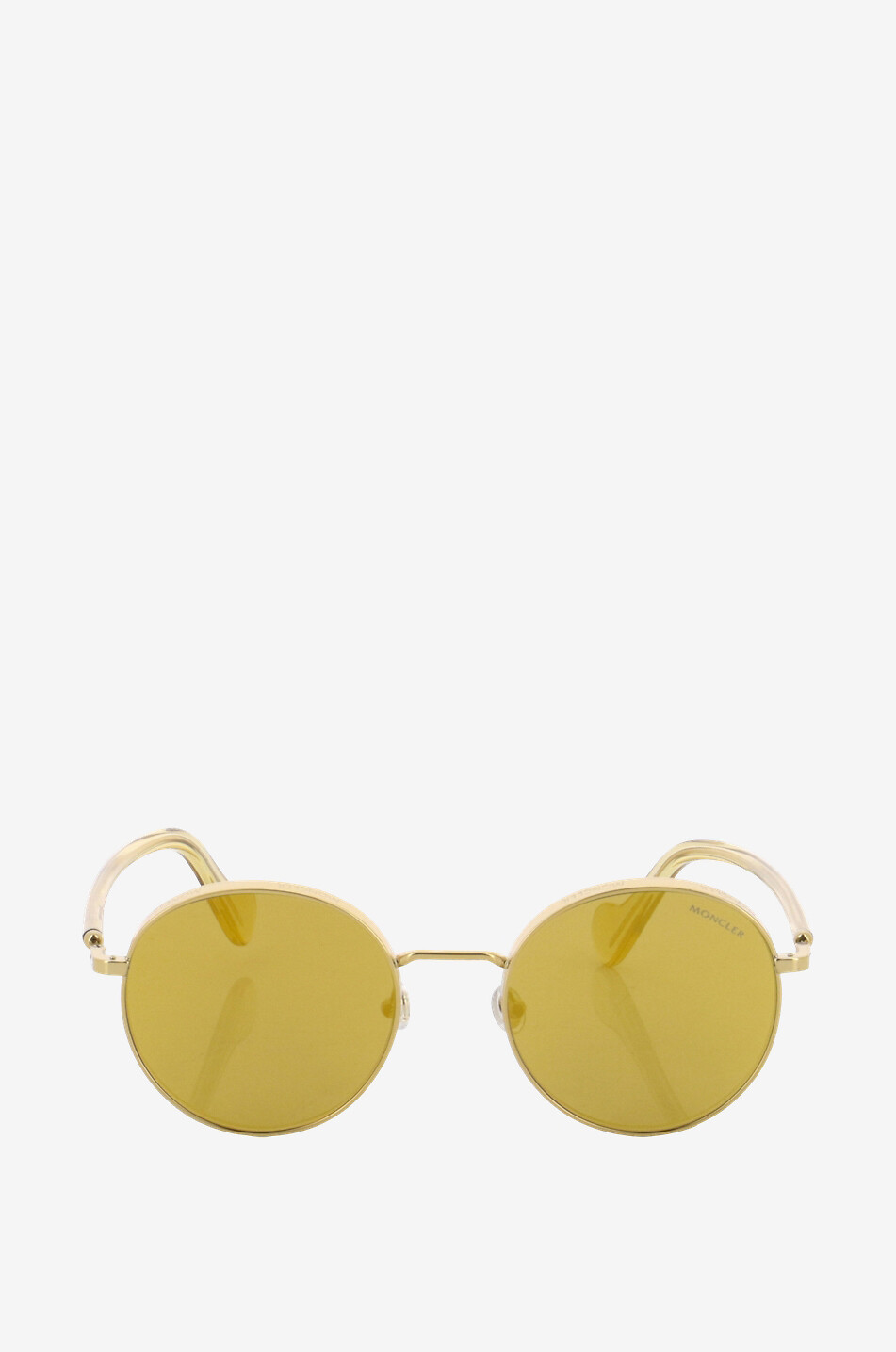 Lunettes de soleil rondes dorées