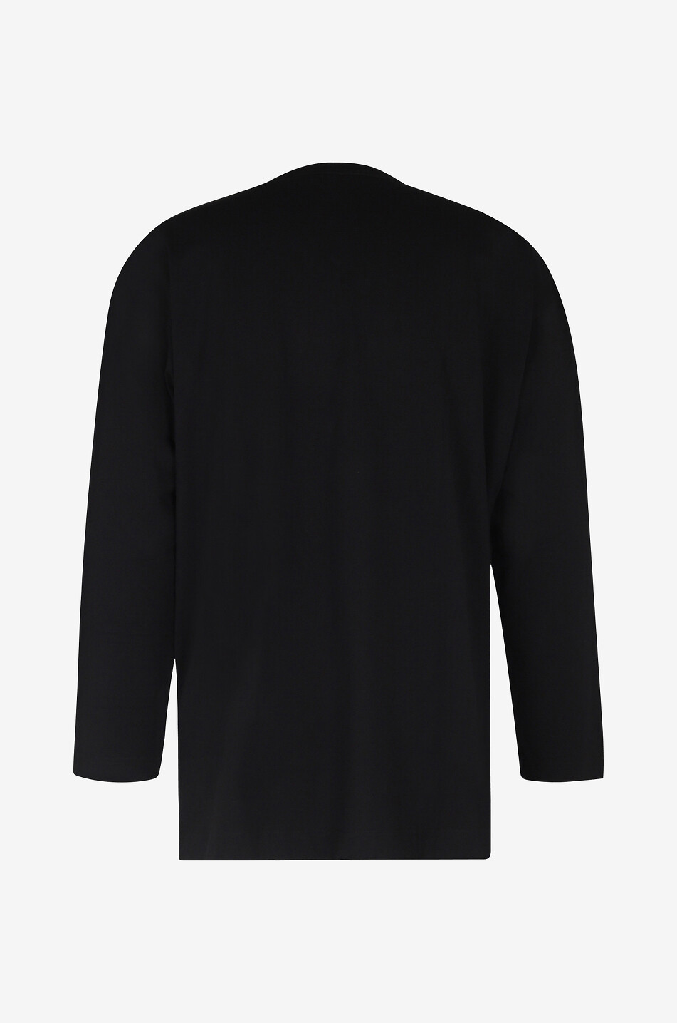 COMME DES GARCONS SHIRT Logo printed long-sleeved jersey T-shirt Men BLACK 2