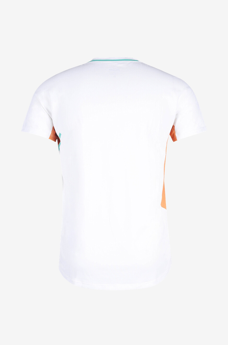 NIKE T-shirt de tennis tricolore NikeCourt Dri-FIT Slam Homme BLANC 2