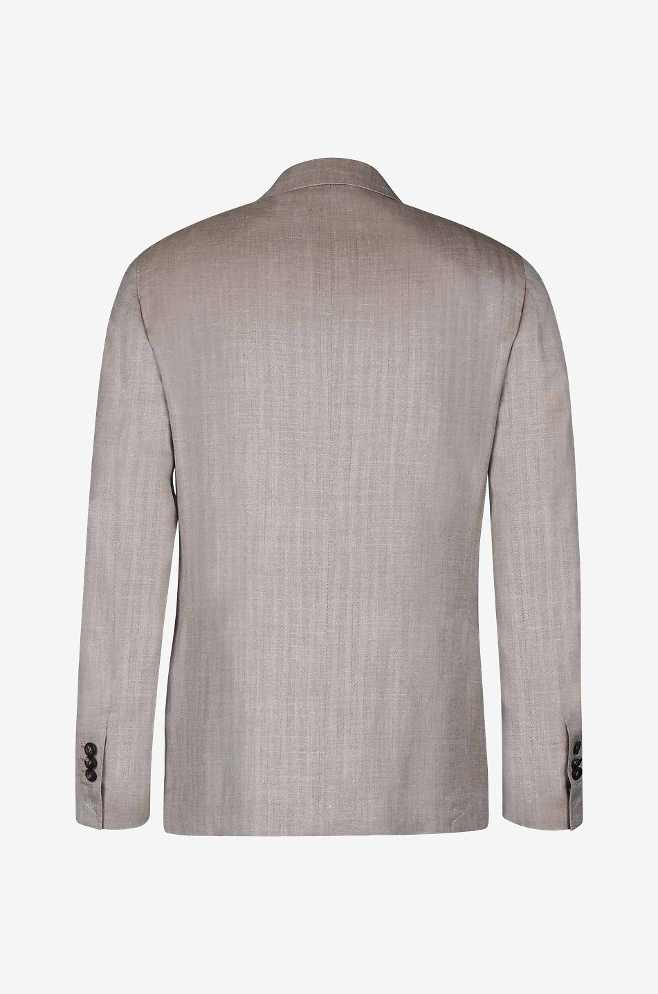 BONGÉNIE Einreihiger Blazer mit Fischgrätenmuster Loropiana Herren Mittle beige 2
