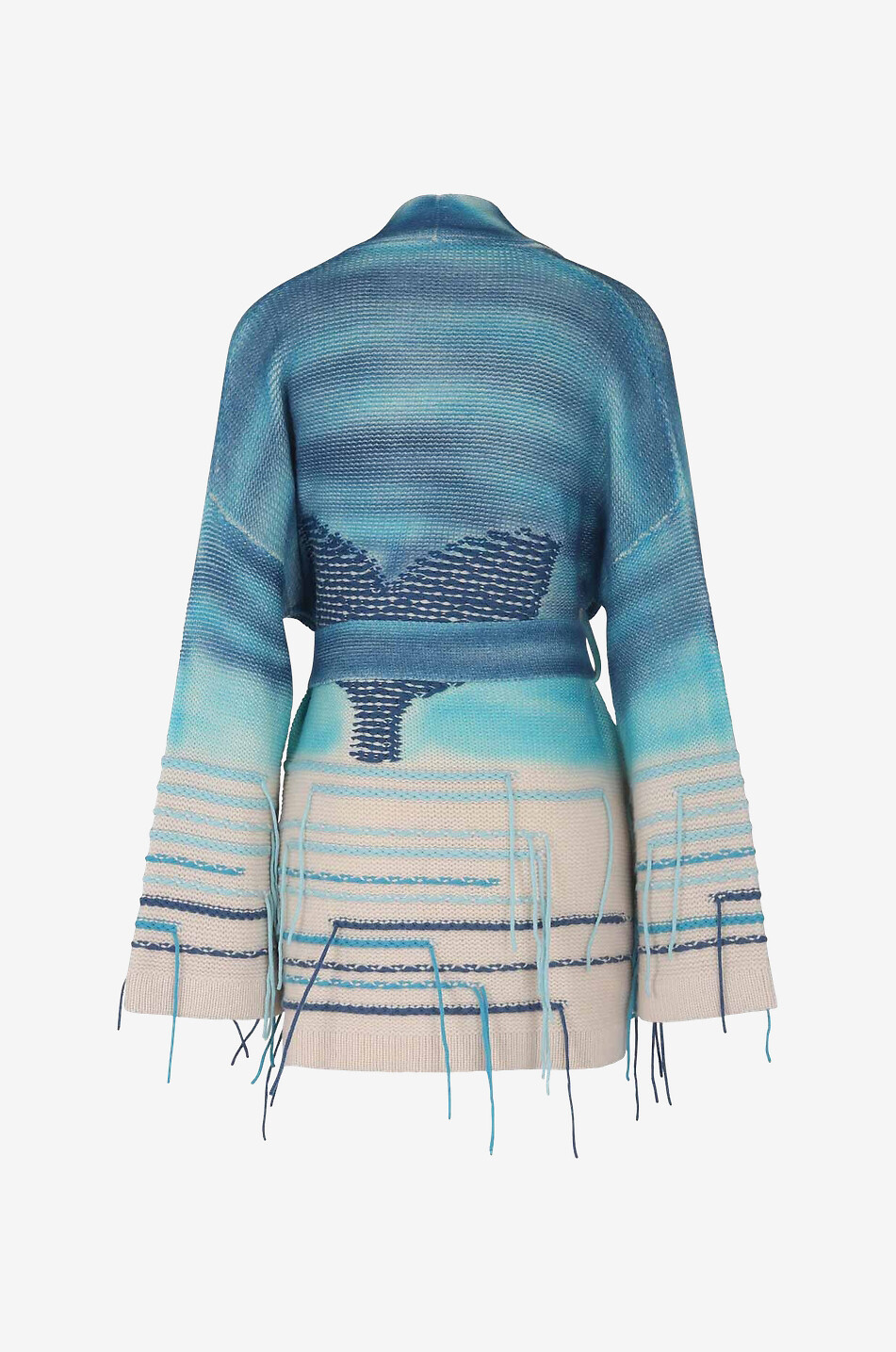 CANESSA Open Water cashmere cardigan Women BLUE 2