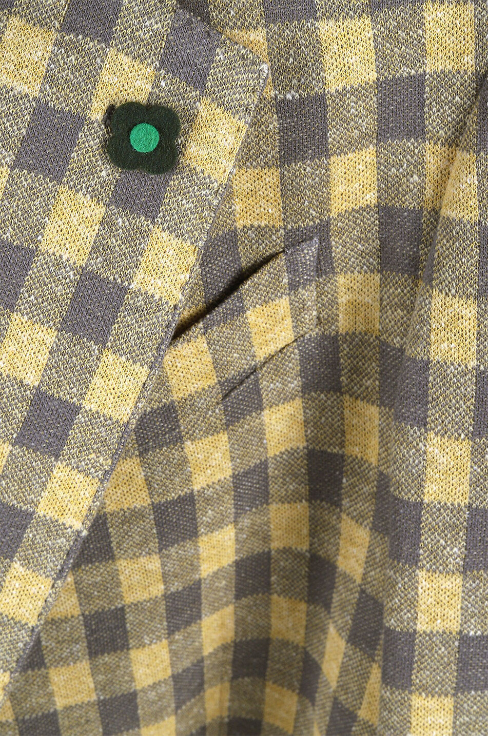LARDINI Jacke aus Wolle und Leinen Luigi Lardini Herren MITTELGELB 3