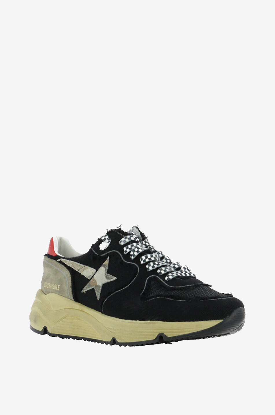 Baskets en coton et cuir Running Sole